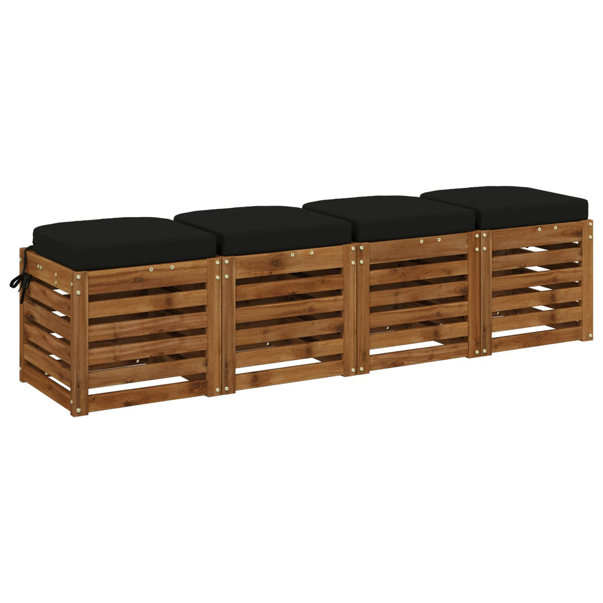 Set jastučića od 4 komada SOEST 4 pcs 100% poliester Crna