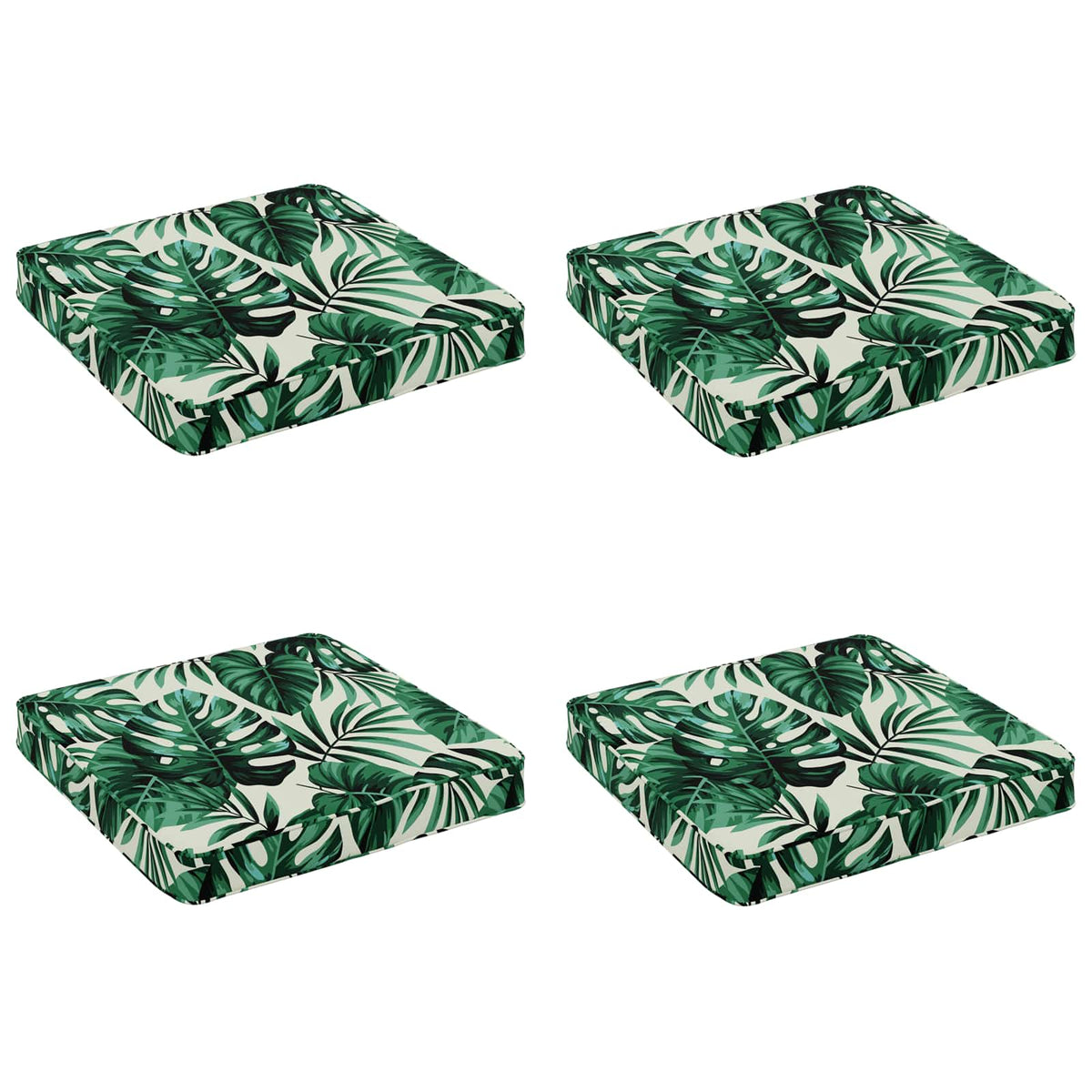 Jastučići za sjedalo od 4 dijela VUGHT 4 pcs 100% poliester