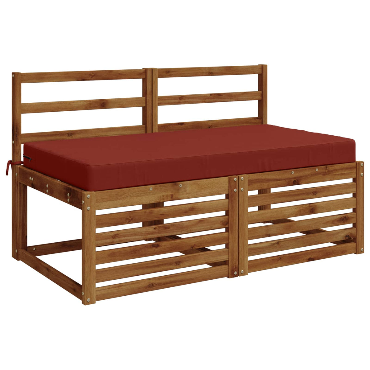 Jastuk za sjedalo SOEST 100% poliester Crvena 120 x 60 x 10 cm