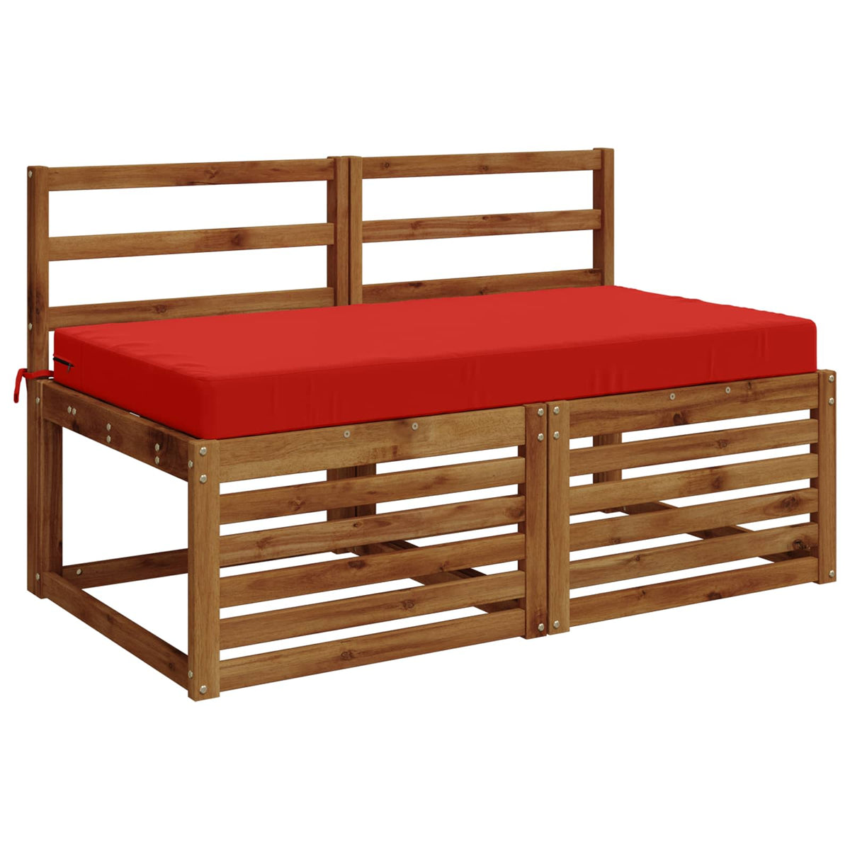 Jastuk za sjedalo SOEST 100% poliester Crvena 120 x 60 x 10 cm