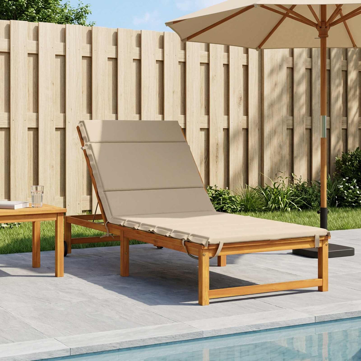 Jastučić za ležaljku GEMERT 100% poliester Krem 200 x 90 x 3 cm