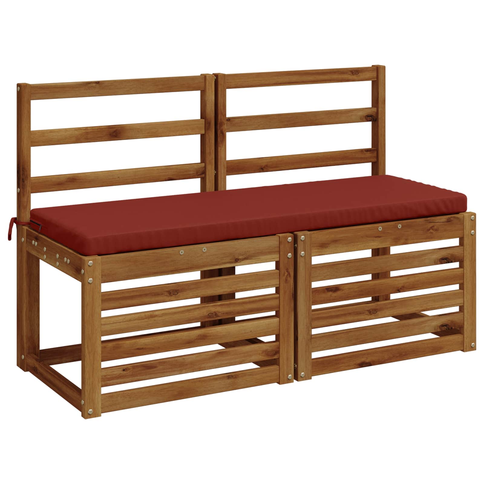 Jastučić za klupu SOEST 100% poliester Crvena 100 x 40 x 5 cm