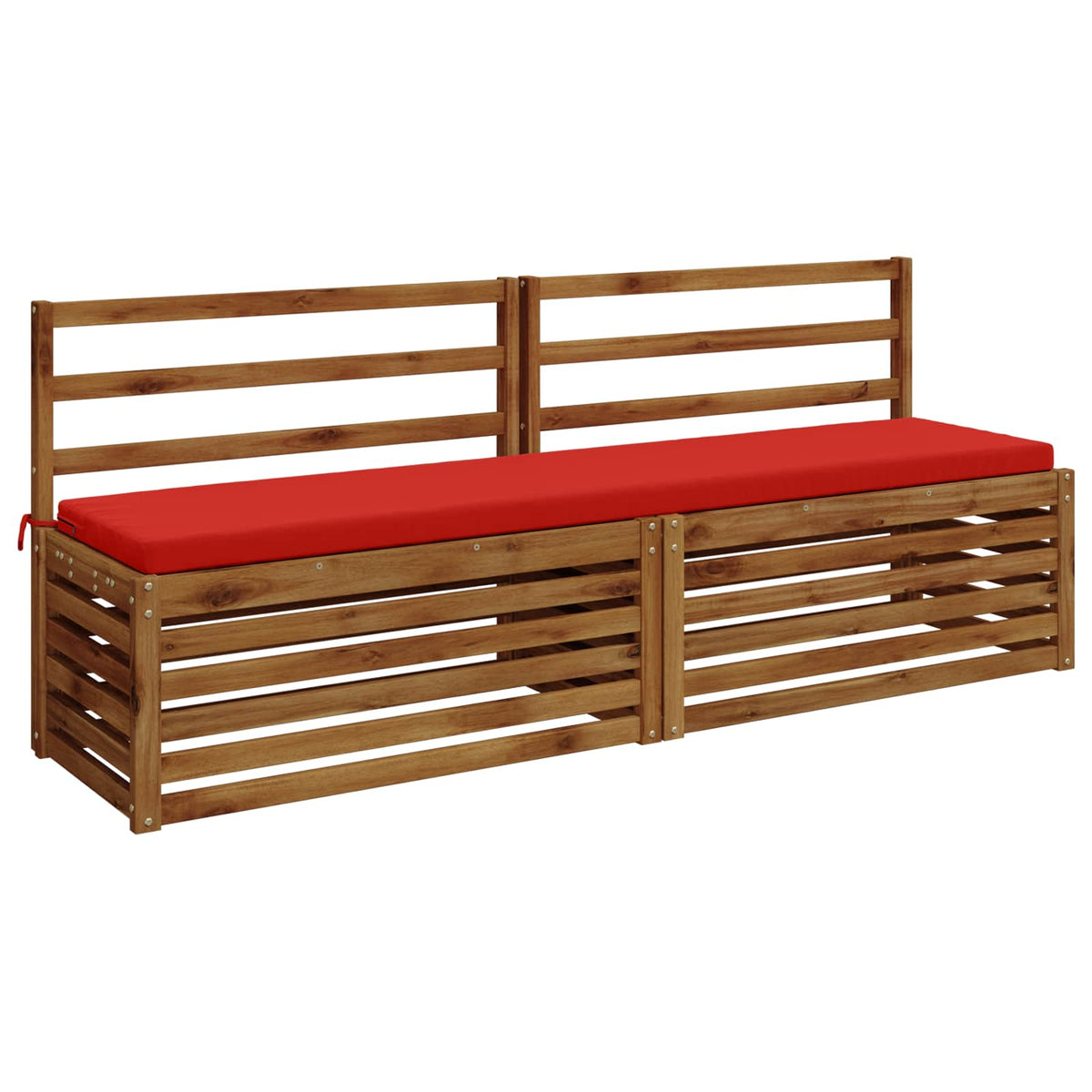 Jastučić za klupu SOEST 100% poliester Crvena 170 x 40 x 5 cm