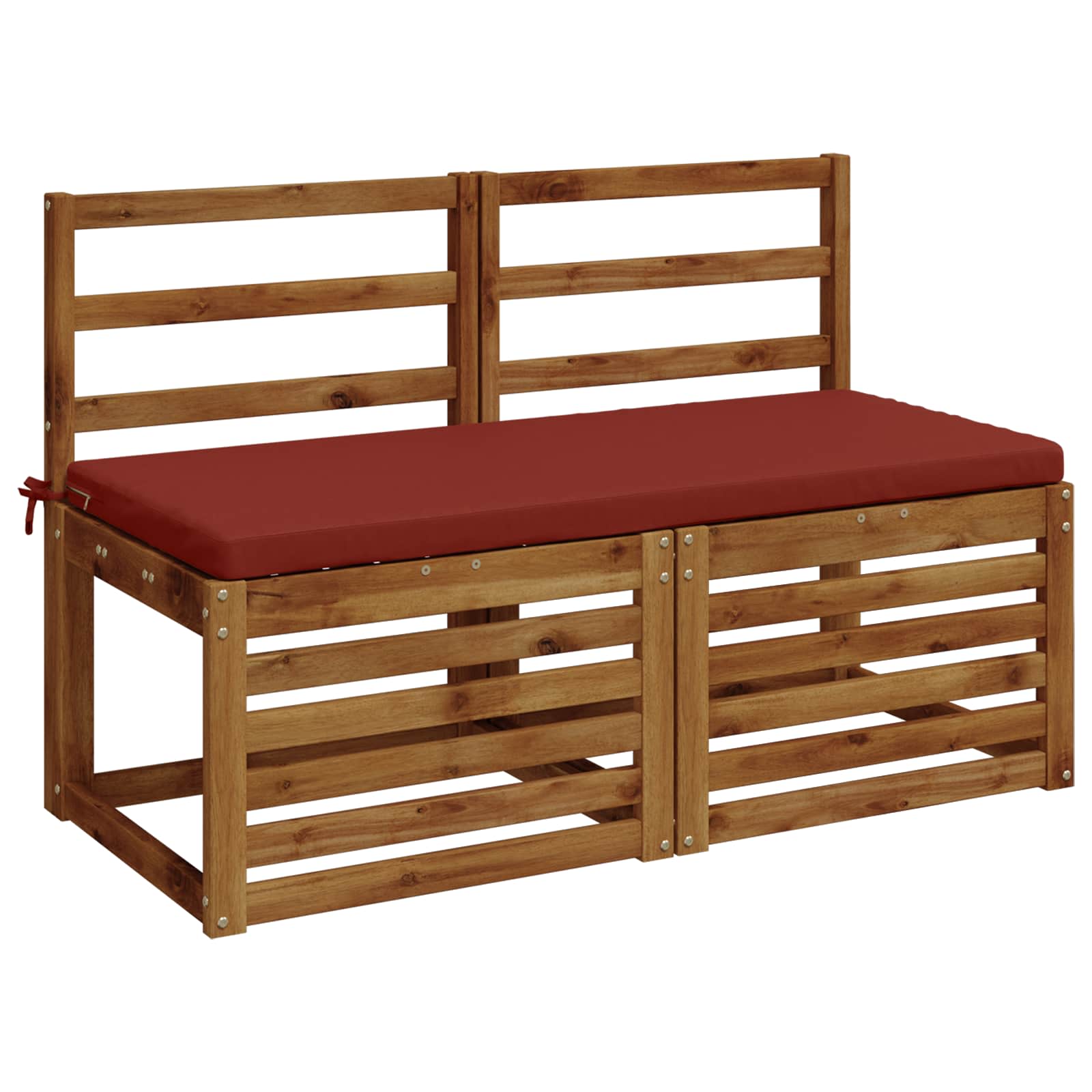 Jastučić za klupu SOEST 100% poliester Crvena 110 x 50 x 5 cm