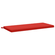 Jastučić za klupu SOEST 100% poliester Crvena 110 x 50 x 5 cm