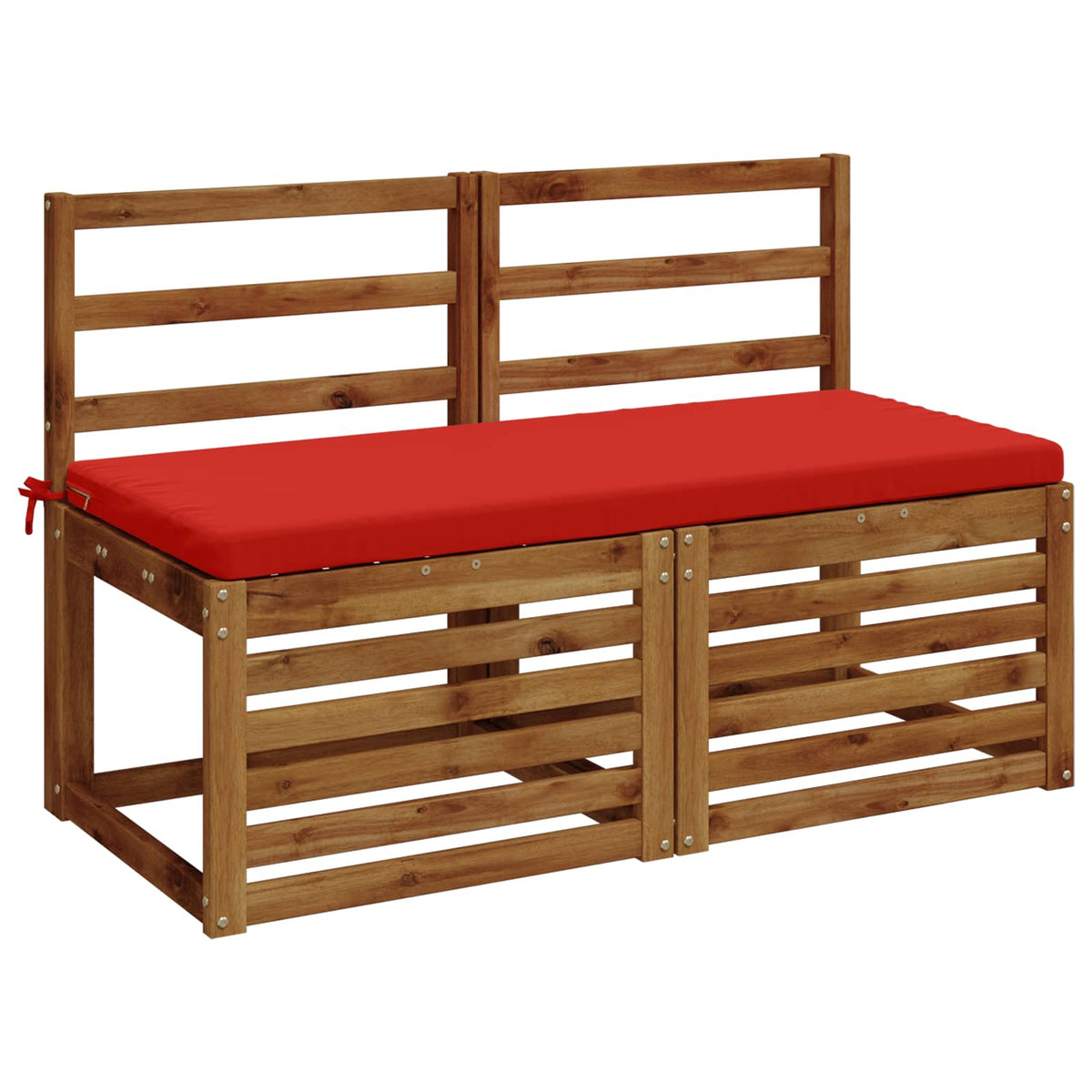 Jastučić za klupu SOEST 100% poliester Crvena 110 x 50 x 5 cm