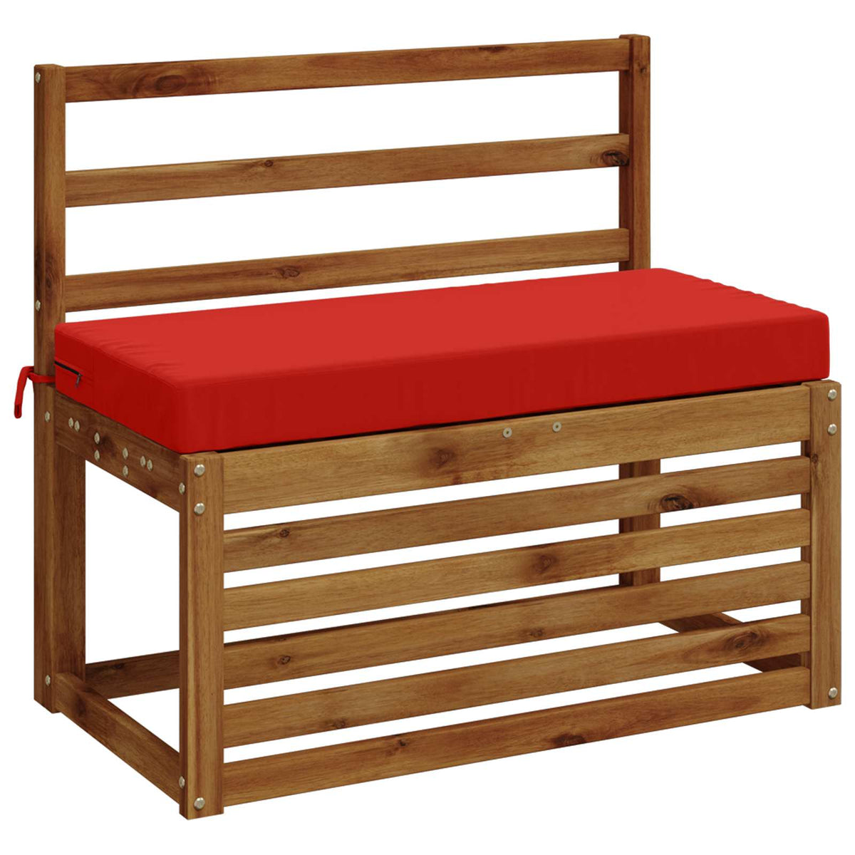 Jastučić za klupu SOEST 100% poliester Crvena 60 x 40 x 8 cm
