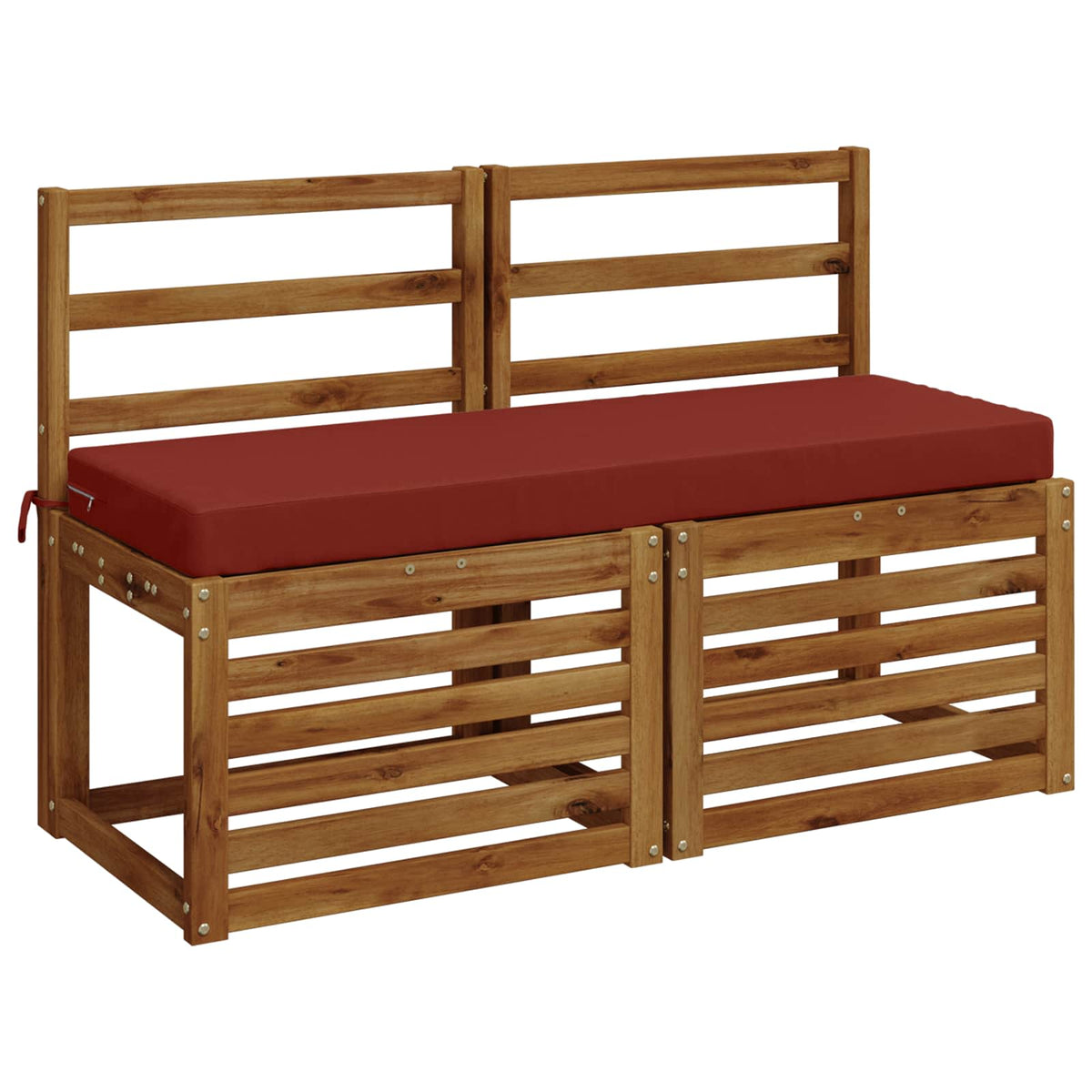 Jastučić za klupu SOEST 100% poliester Crvena 100 x 40 x 8 cm