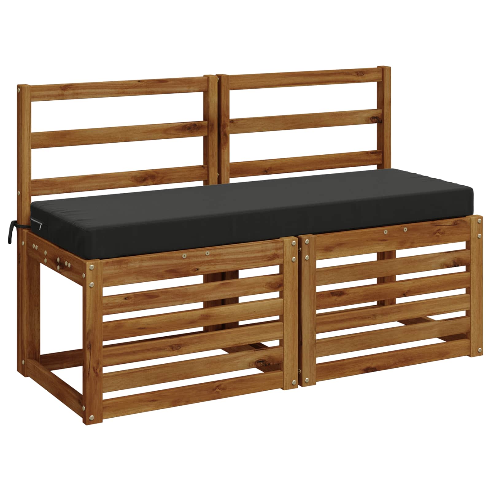 Jastučić za klupu SOEST 100% poliester Antracit 110 x 40 x 8 cm