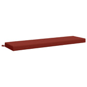 Jastučić za klupu SOEST 100% poliester Crvena 150 x 40 x 8 cm