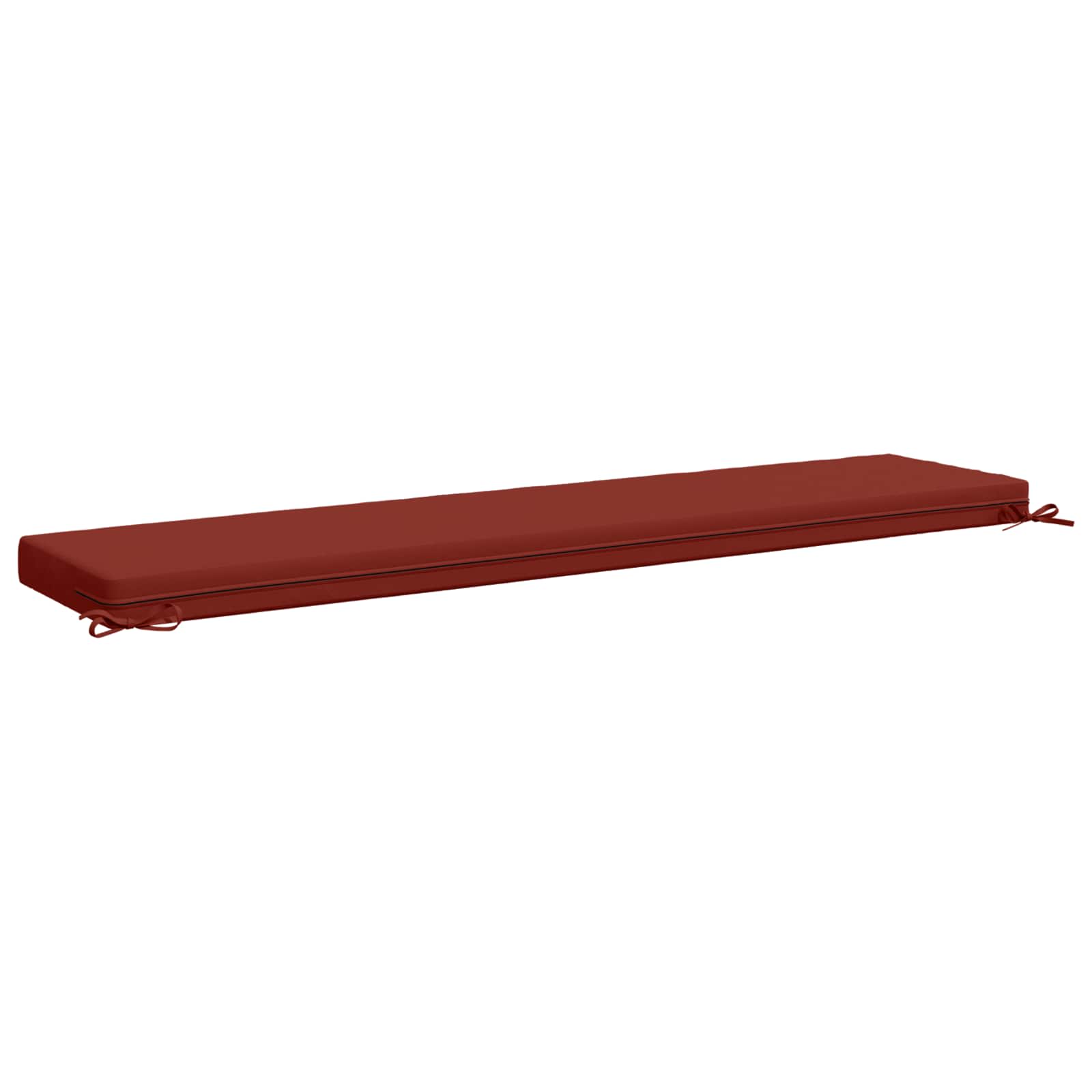 Jastučić za klupu SOEST 100% poliester Crvena 170 x 40 x 8 cm