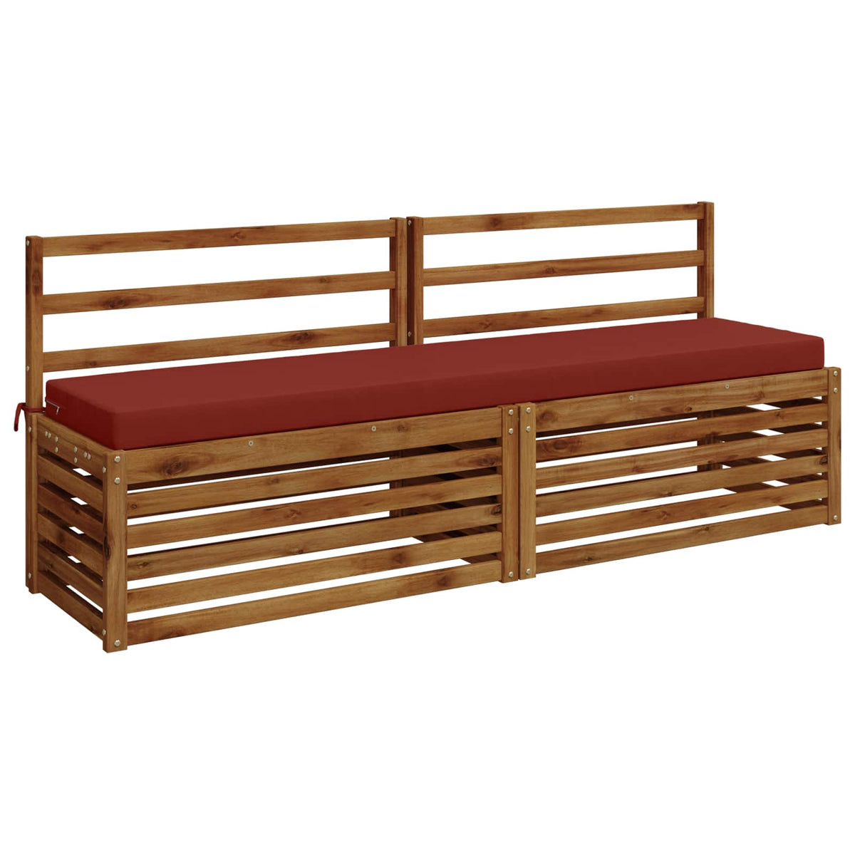 Jastučić za klupu SOEST 100% poliester Crvena 170 x 40 x 8 cm