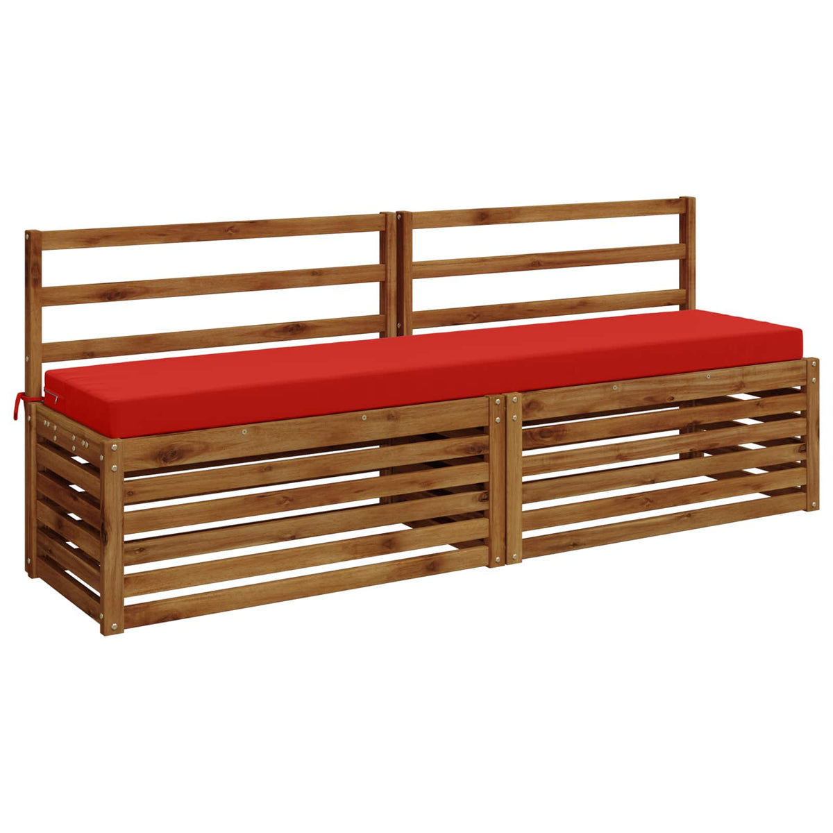 Jastučić za klupu SOEST 100% poliester Crvena 170 x 40 x 8 cm