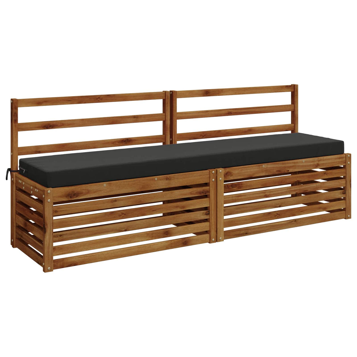 Jastučić za klupu SOEST 100% poliester Antracit 200 x 40 x 8 cm