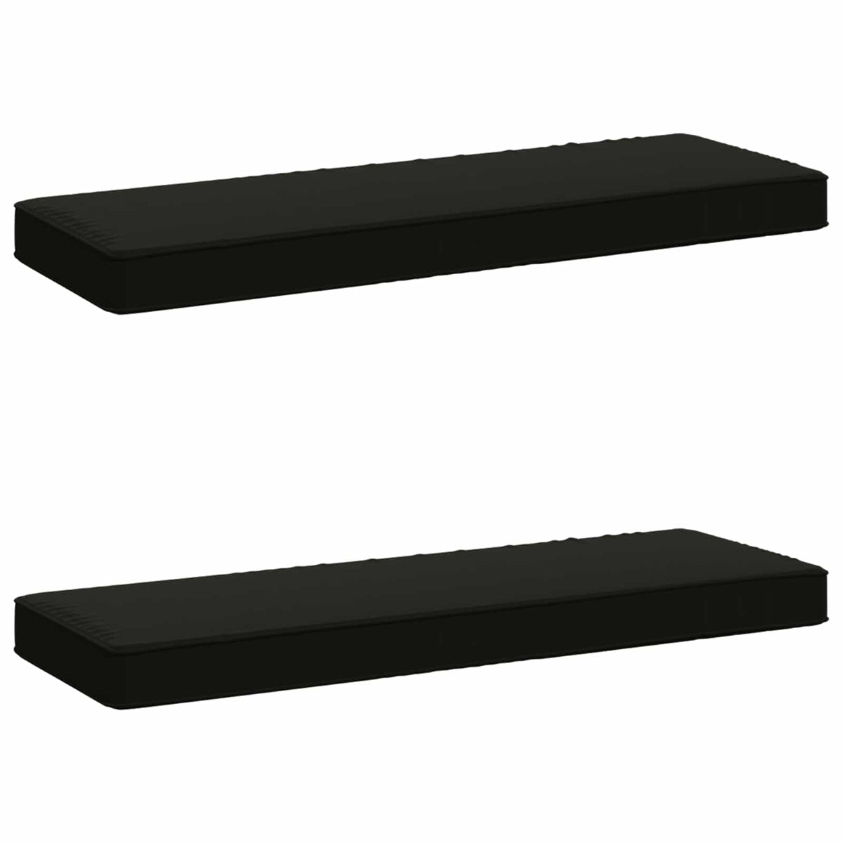 Jastučići za klupe - 2 dijela VUGHT 2 pcs 100% poliester Crna