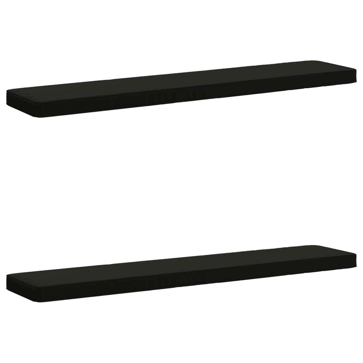 Jastučići za klupe - 2 dijela VUGHT 2 pcs 100% poliester Crna