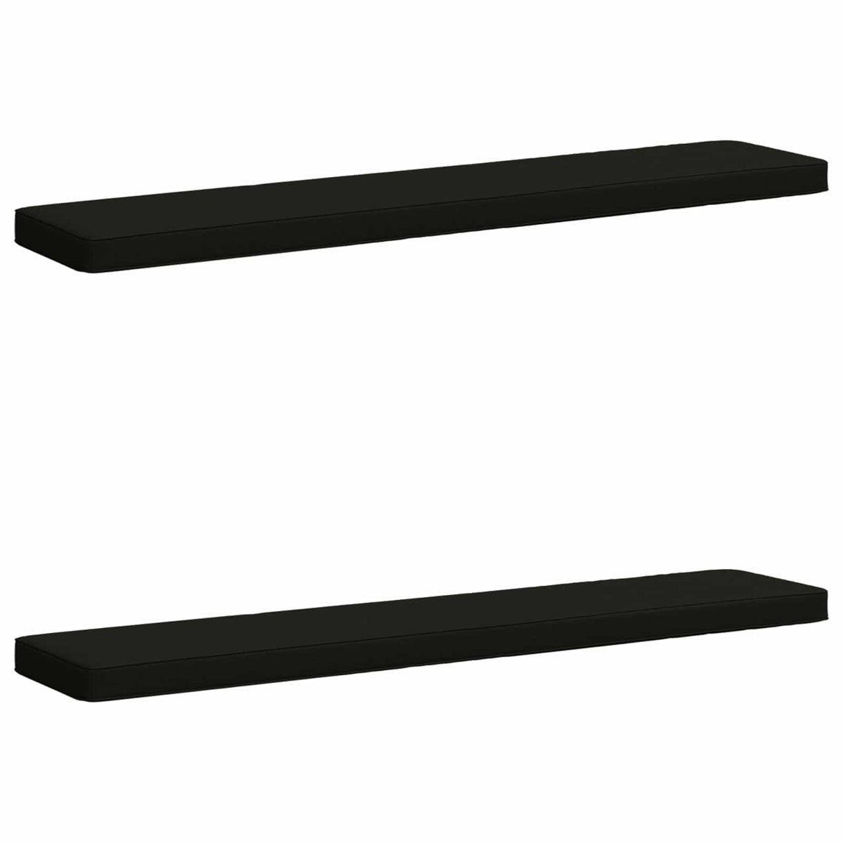 Jastučići za klupe - 2 dijela VUGHT 2 pcs 100% poliester Crna
