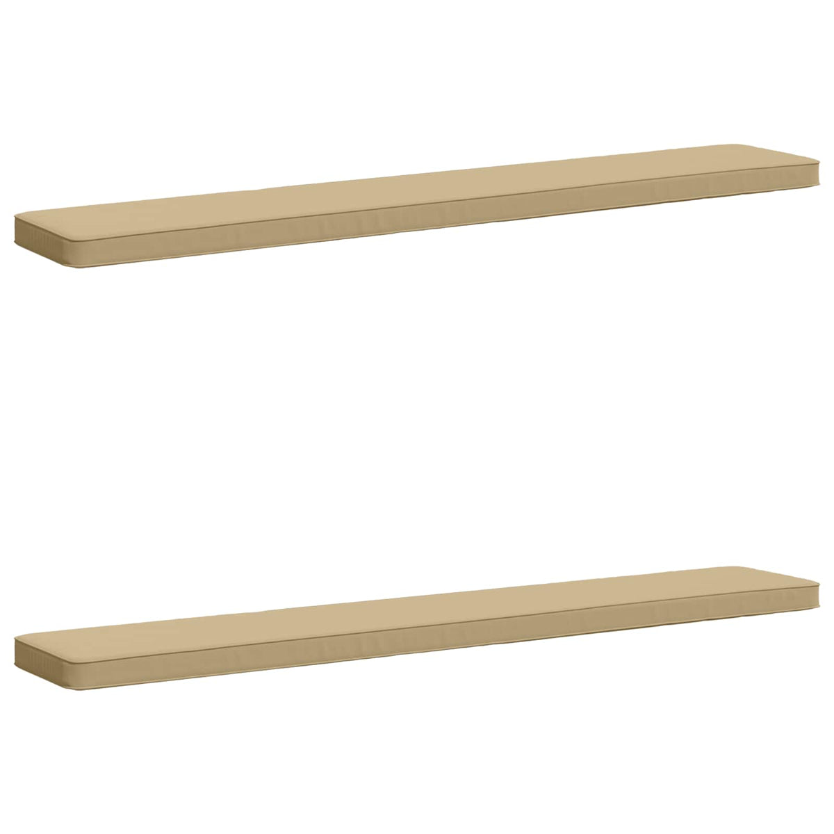Jastučići za klupe - 2 dijela VUGHT 2 pcs 100% poliester Bež