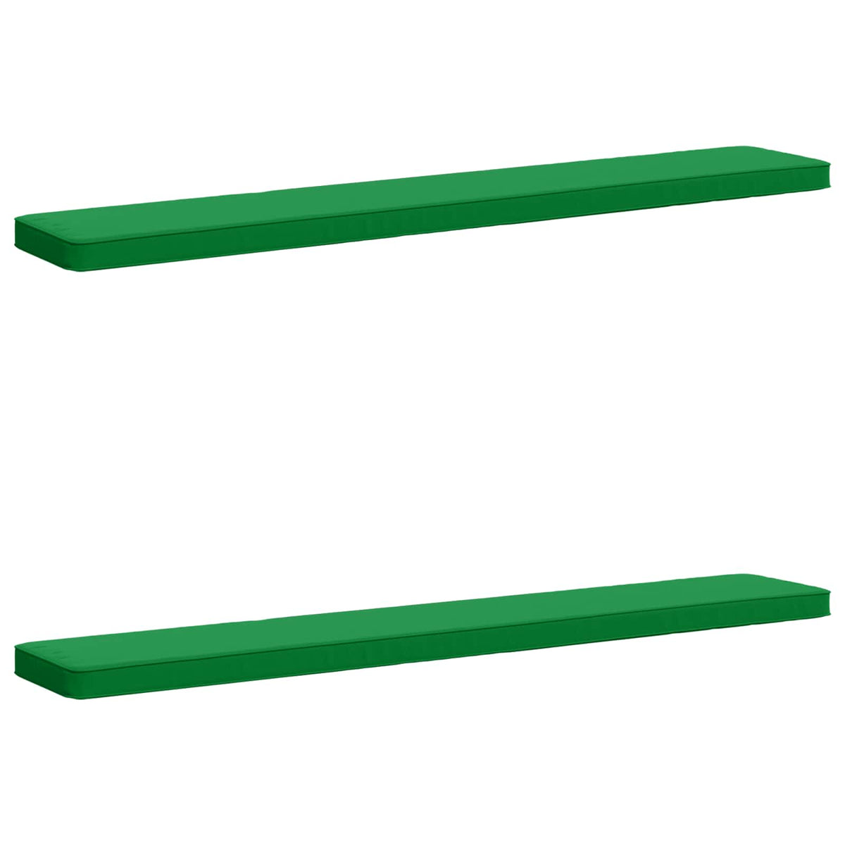 Jastučići za klupe - 2 dijela VUGHT 2 pcs 100% poliester Zelena