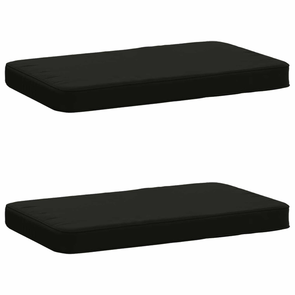 Jastučići za klupe - 2 dijela VUGHT 2 pcs 100% poliester Crna
