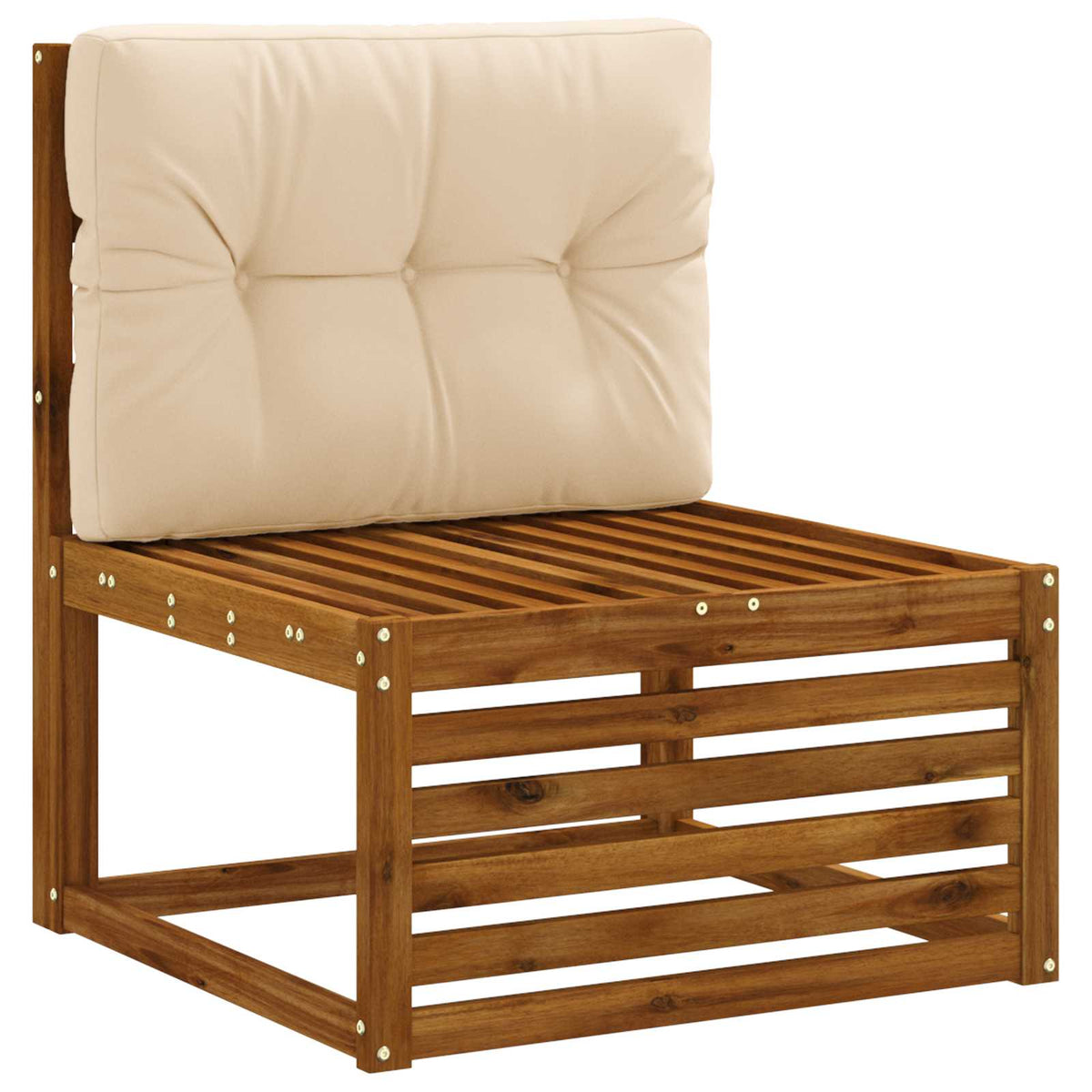 Jastučić za palete VIANEN 100% poliester Krem 70 x 50 x 12 cm