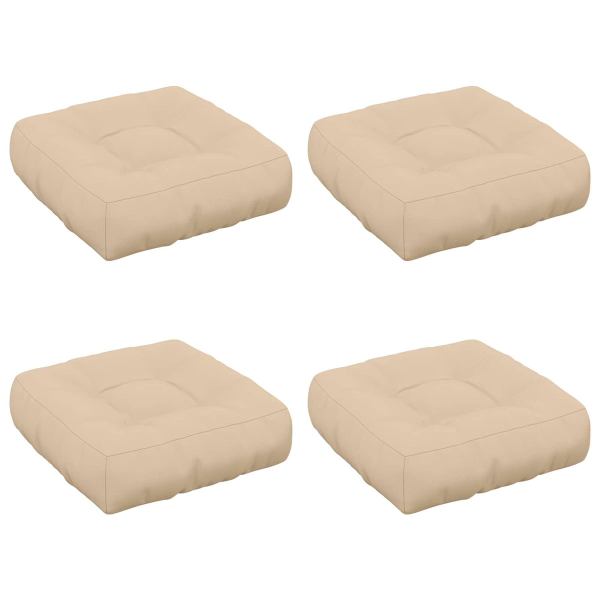 Jastučići za sjedalo od 4 dijela VIANEN 4 pcs 100% poliester