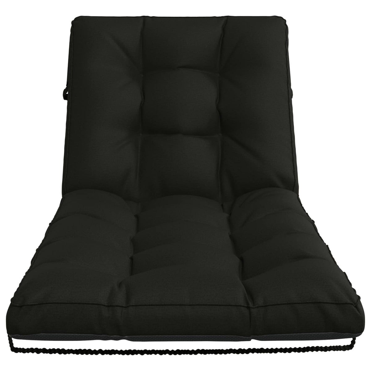 Jastučić za ležaljku VIANEN 100% poliester Crna 200 x 70 x 8 cm