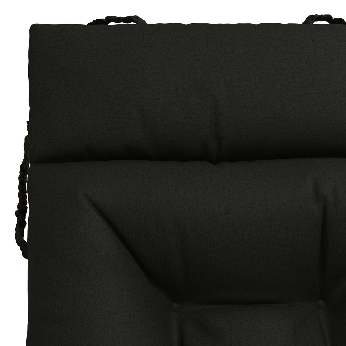 Jastučić za ležaljku VIANEN 100% poliester Crna 200 x 60 x 8 cm