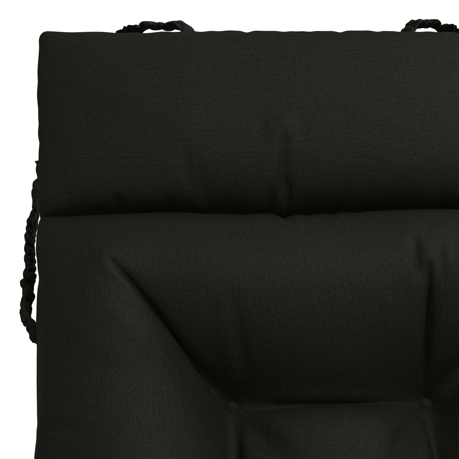 Jastučić za ležaljku VIANEN 100% poliester Crna 200 x 70 x 8 cm