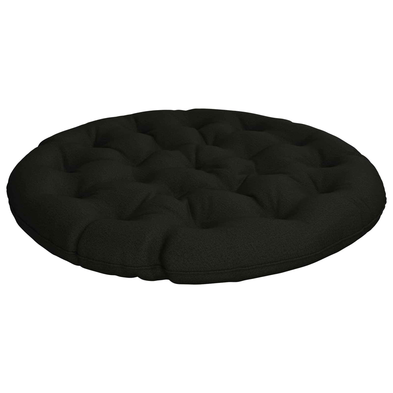 Papasan jastučić VIANEN 100% poliester Crna Ø 120 x 12 cm