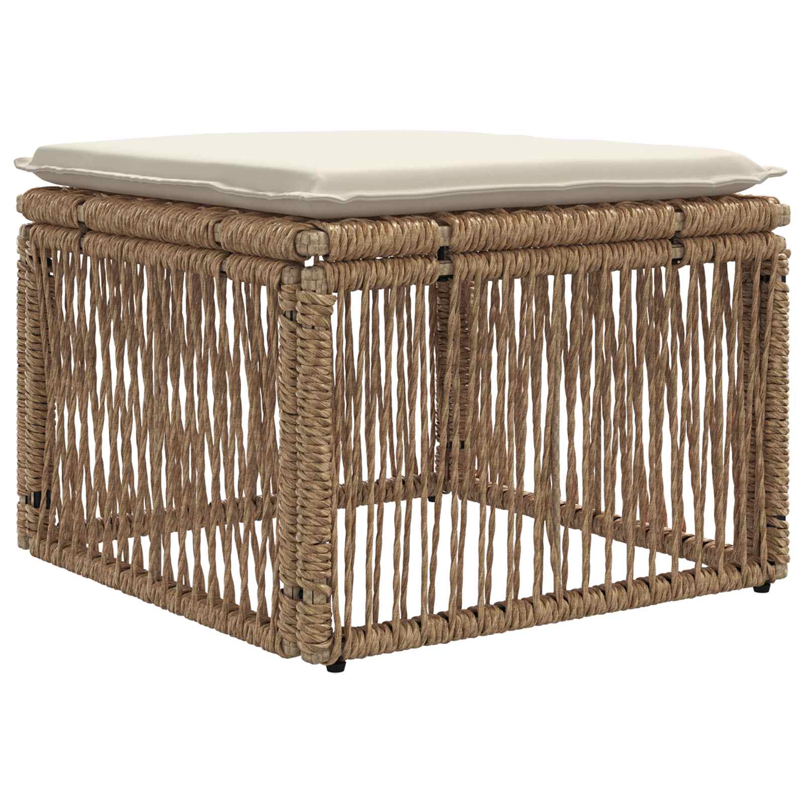 Sjedeća garnitura za vrt 5 pcs Bež poliratan