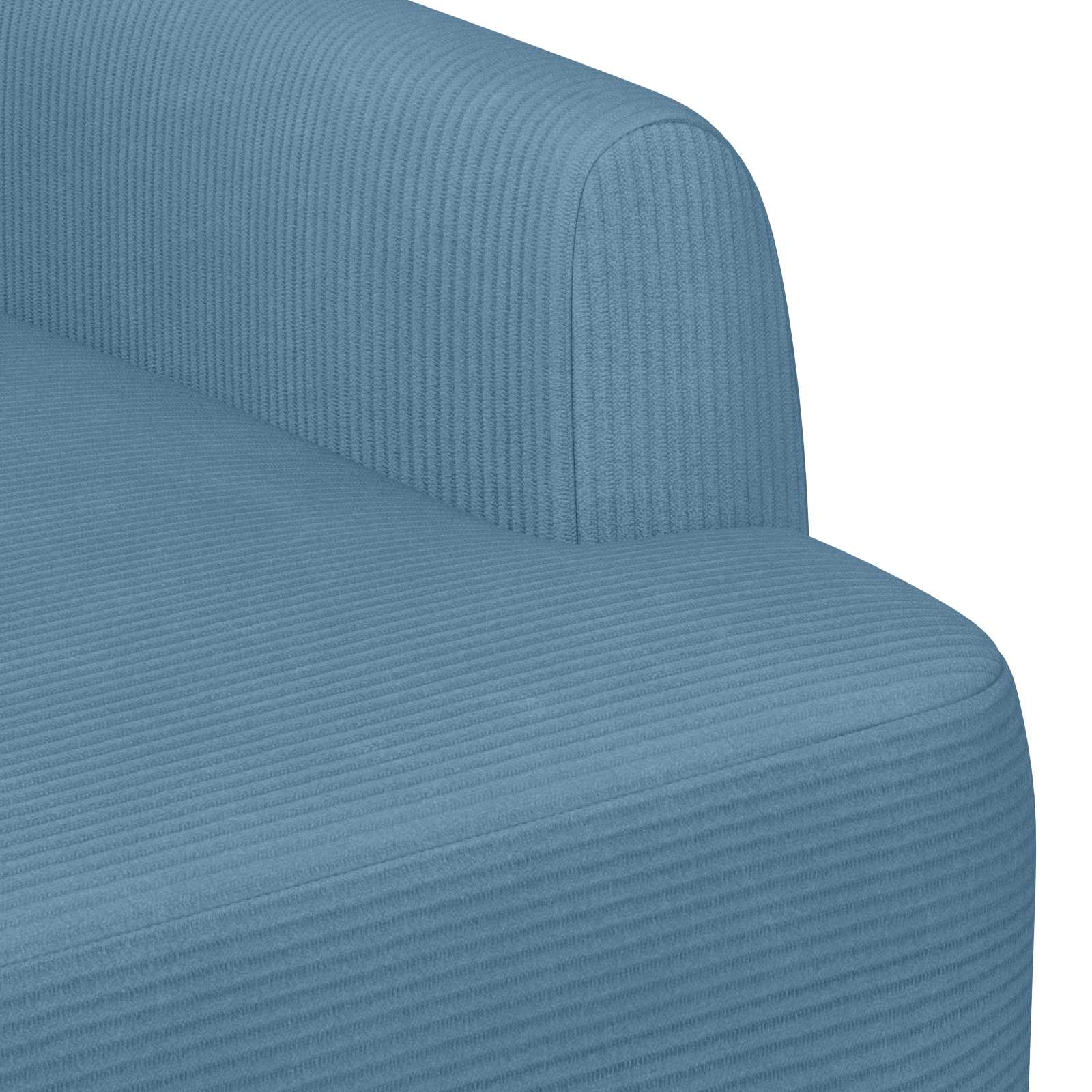 Ljubavni kauč s gumbima Plava 116 x 67 x 81 cm Kordura tekstil