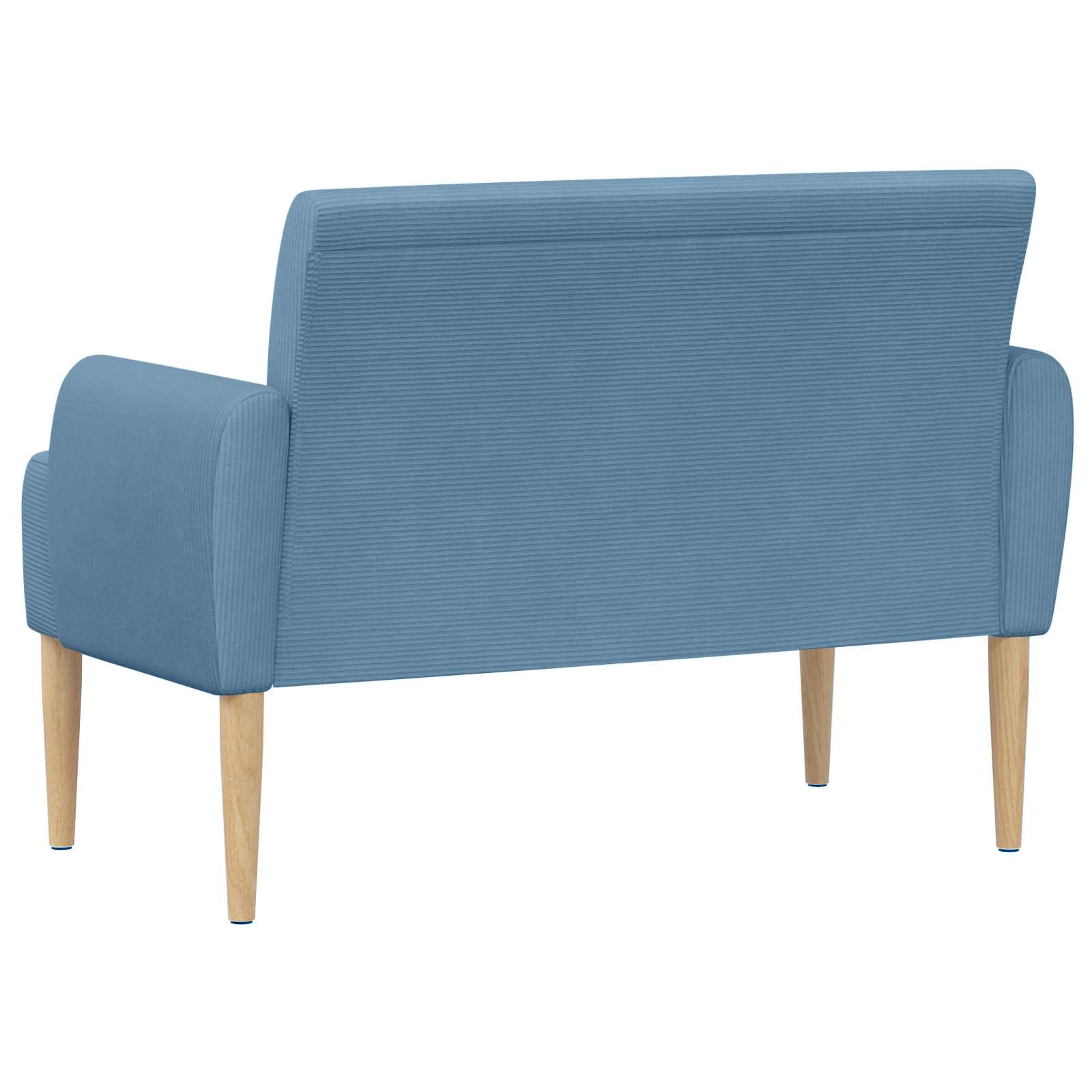 Ljubavni kauč s gumbima Plava 116 x 67 x 81 cm Kordura tekstil