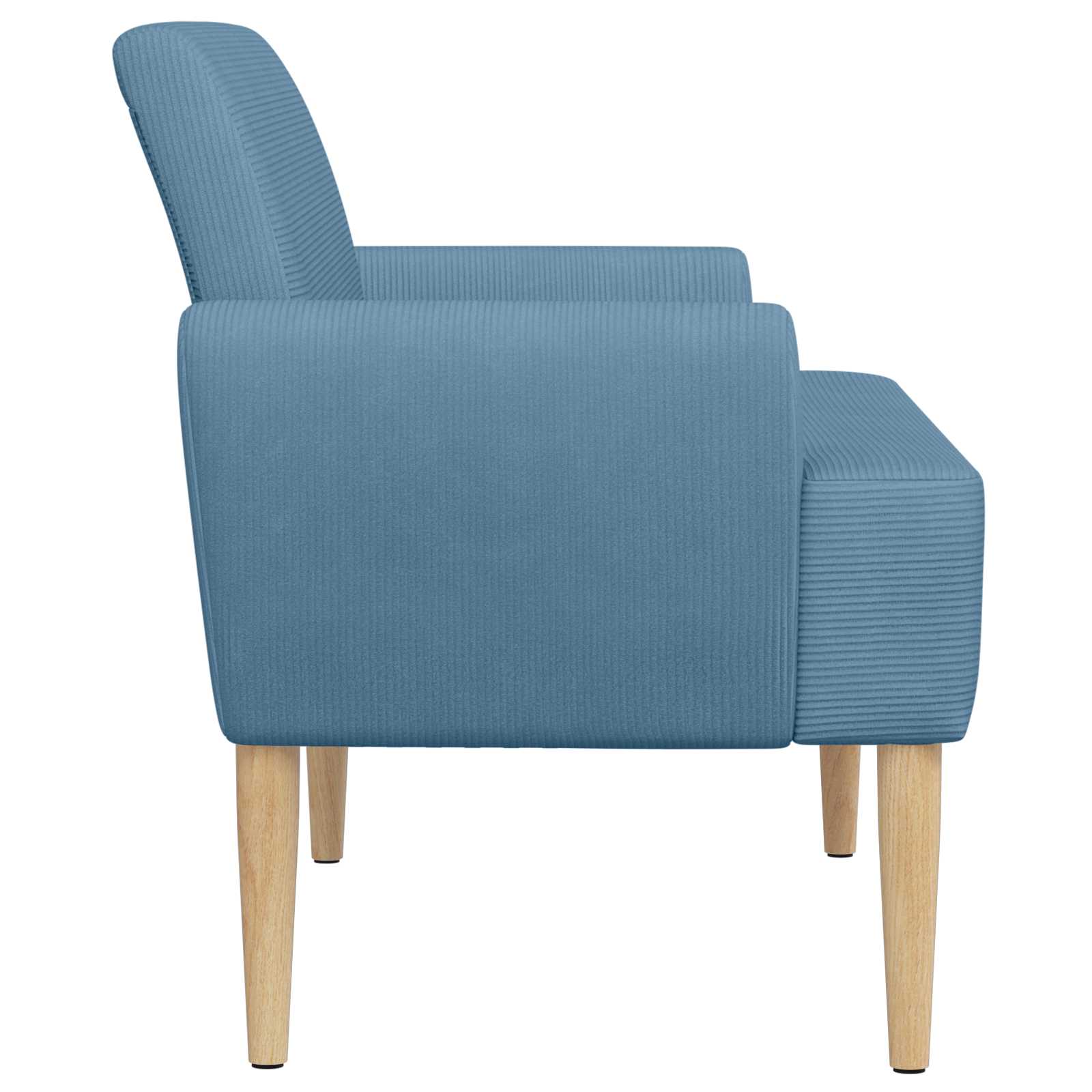 Ljubavni kauč s gumbima Plava 116 x 67 x 81 cm Kordura tekstil