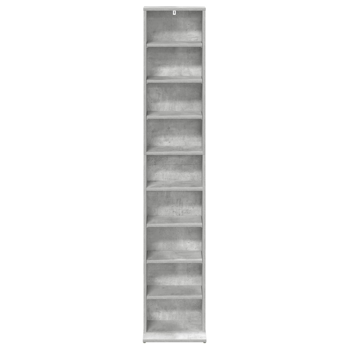 CD ormar Betonska siva 33 x 23,5 x 175 cm Konstruirano drvo