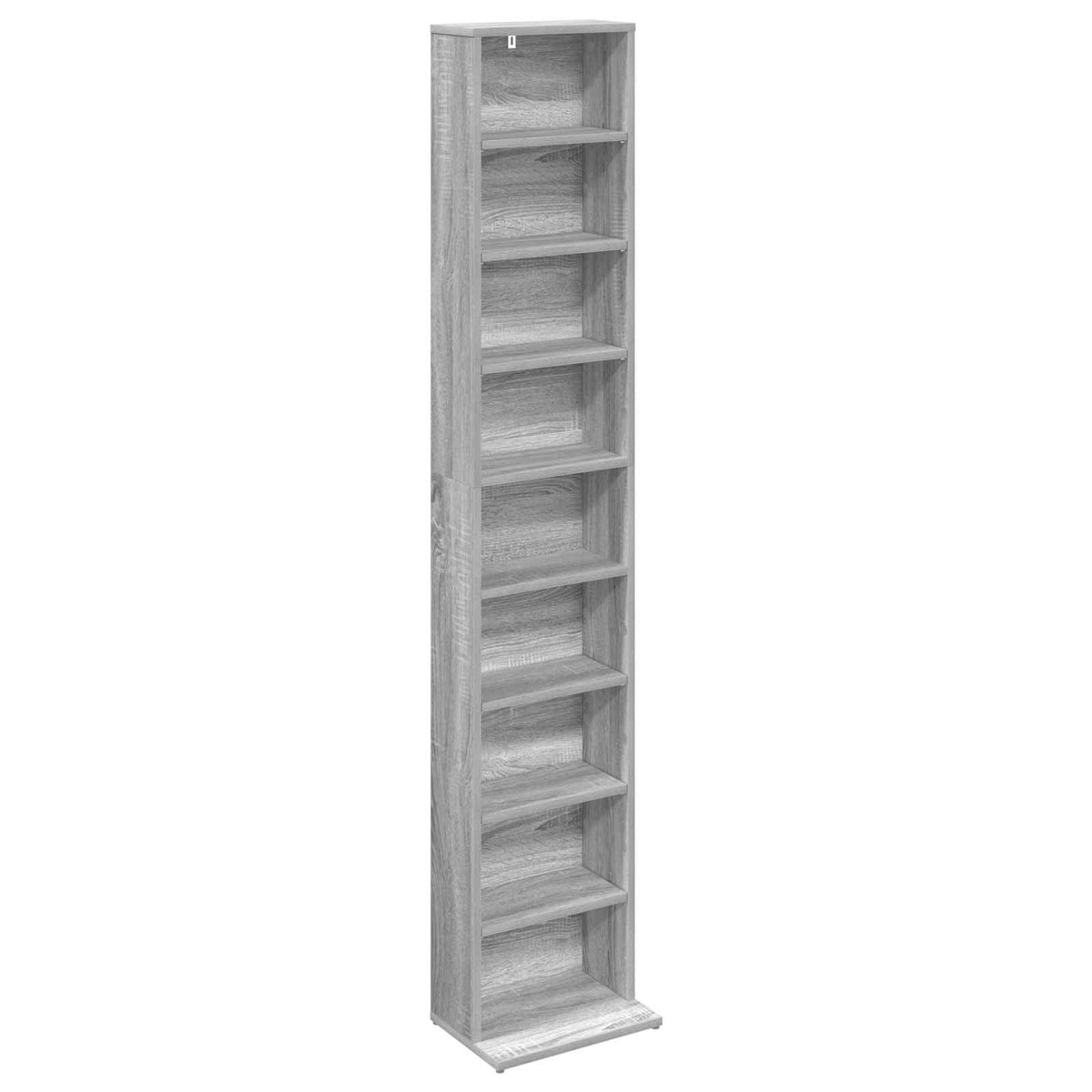 CD ormar Siva Sonoma 33 x 23,5 x 175 cm Konstruirano drvo