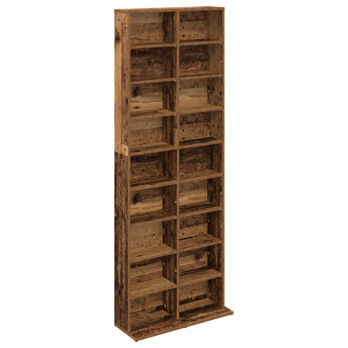 CD ormar Staro drvo 65 x 23,5 x 175 cm Konstruirano drvo