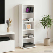 CD ormar Bijela 33 x 23,5 x 97,5 cm Konstruirano drvo