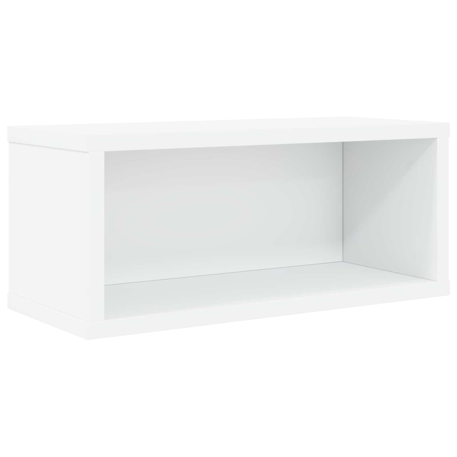 Stalak za CD-ove Bijela 40 x 17 x 17 cm Konstruirano drvo