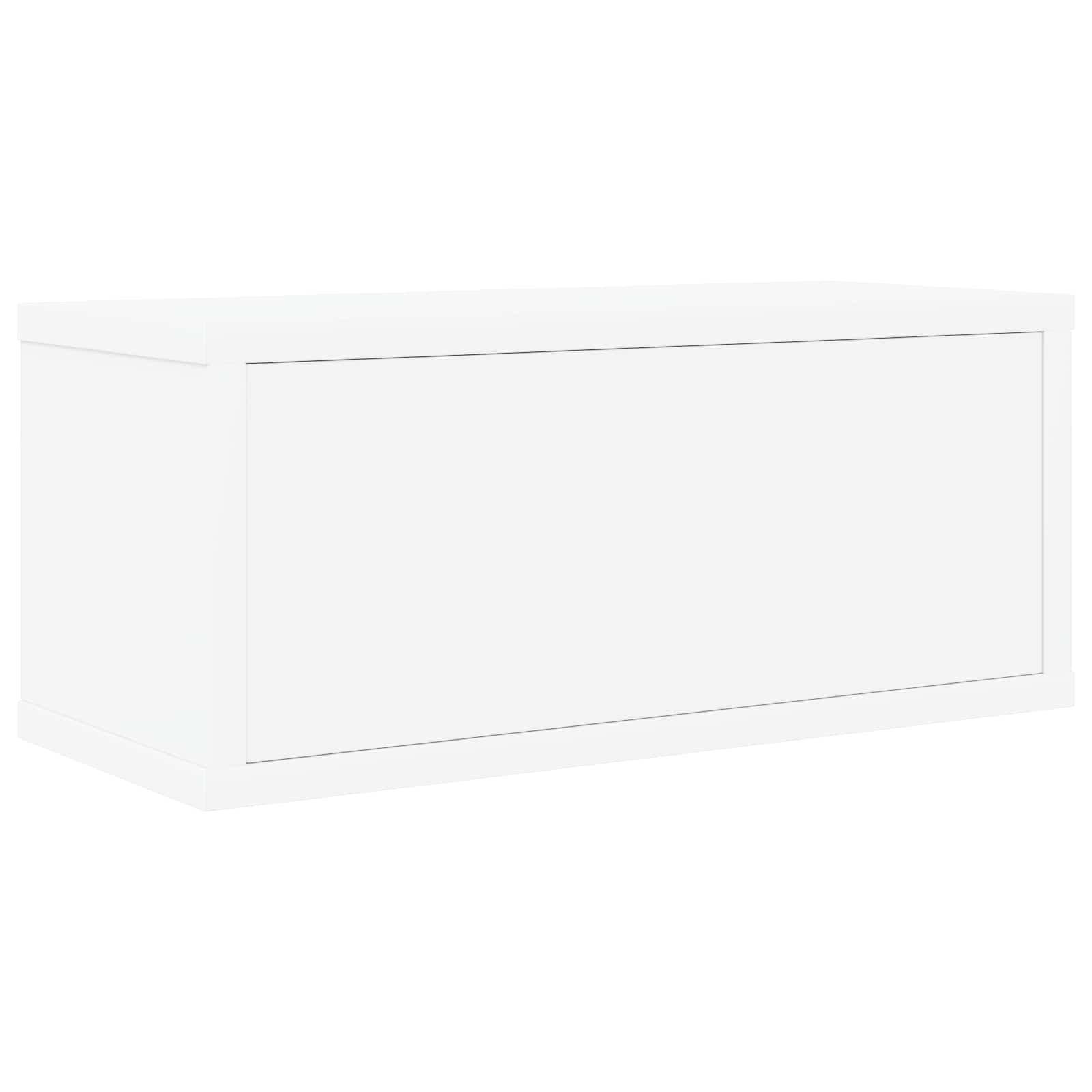Stalak za CD-ove Bijela 40 x 17 x 17 cm Konstruirano drvo