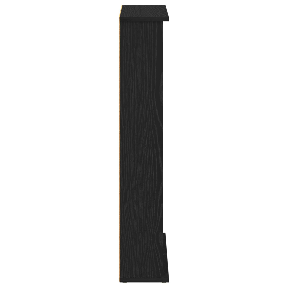 CD ormar 2 kom. Crni hrast 60 x 17 x 92 cm Konstruirano drvo