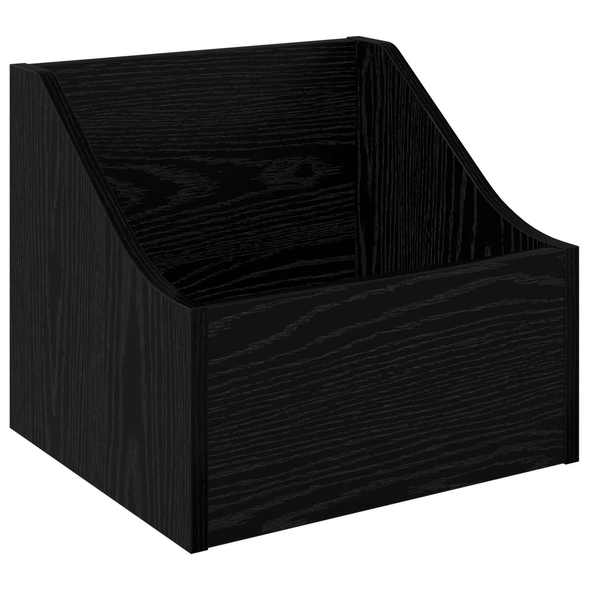 Kutija za LP ploče 2 kom. Crni hrast 37 x 33 x 32 cm