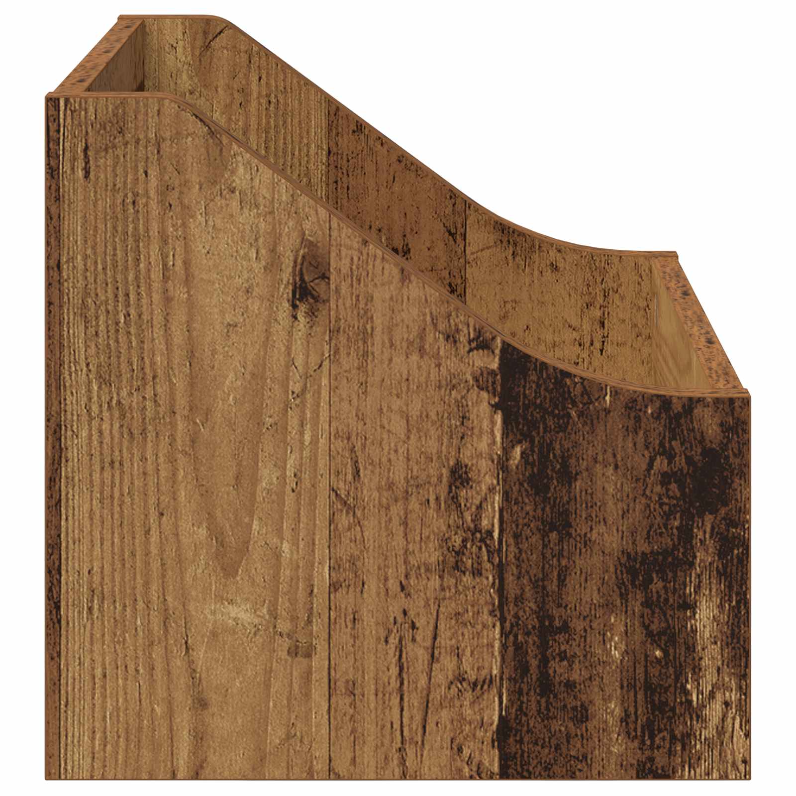 Kutija za LP ploče Staro drvo 37 x 33 x 32 cm Konstruirano drvo