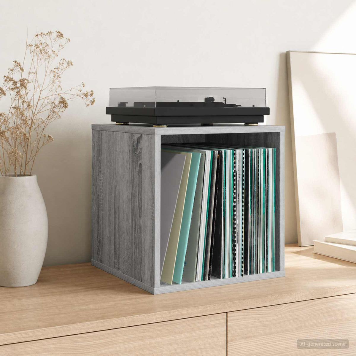 Kutija za vinilne albume 37 x 36,5 x 38 cm