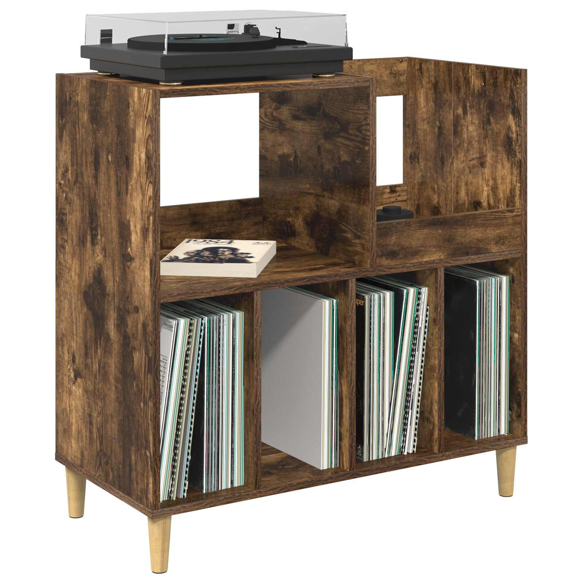 Stalak za gramofon 82 x 39,5 x 82,5 cm Konstruirano drvo