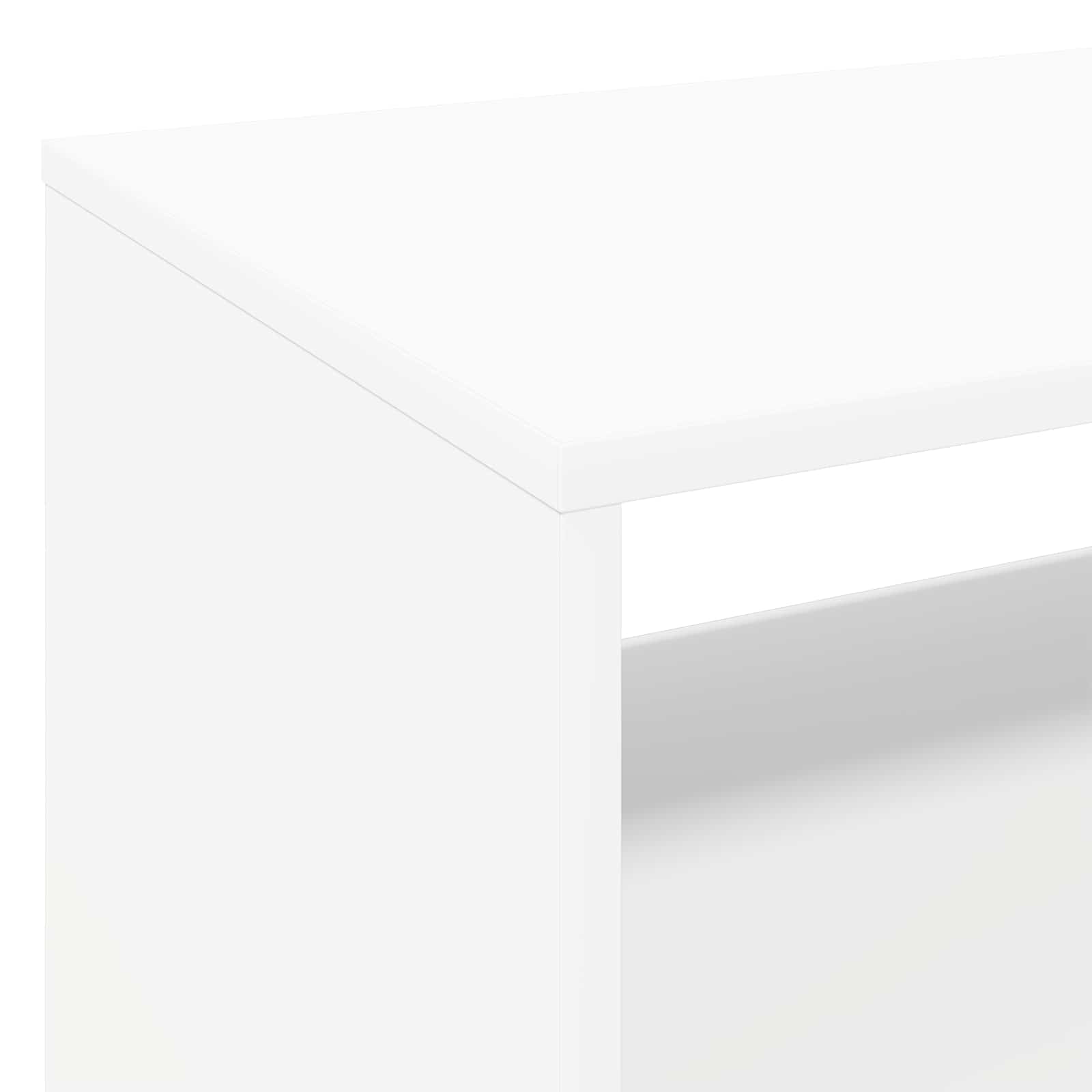 Stalak za gramofon Bijela 71 x 39,5 x 83 cm Konstruirano drvo