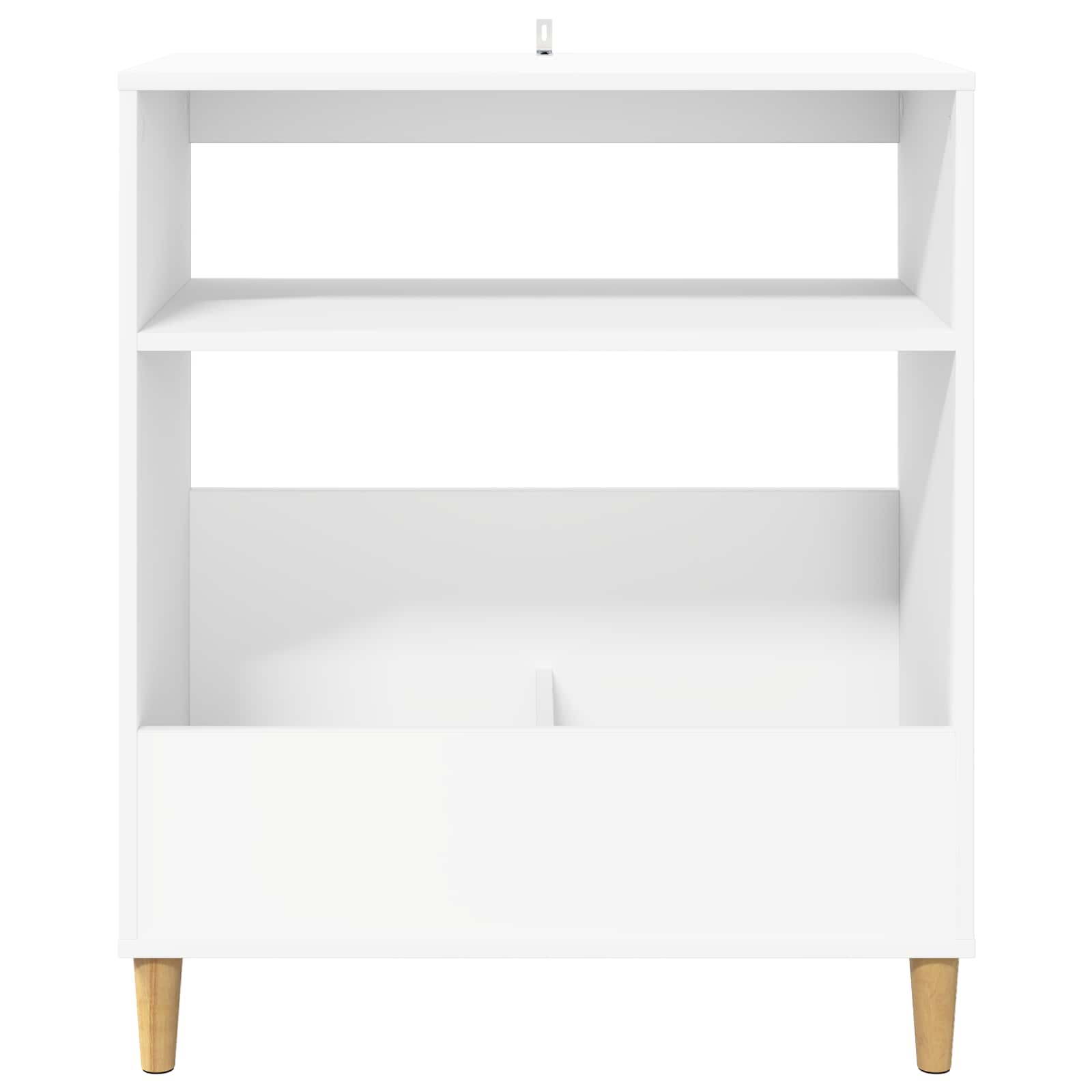 Stalak za gramofon Bijela 71 x 39,5 x 83 cm Konstruirano drvo