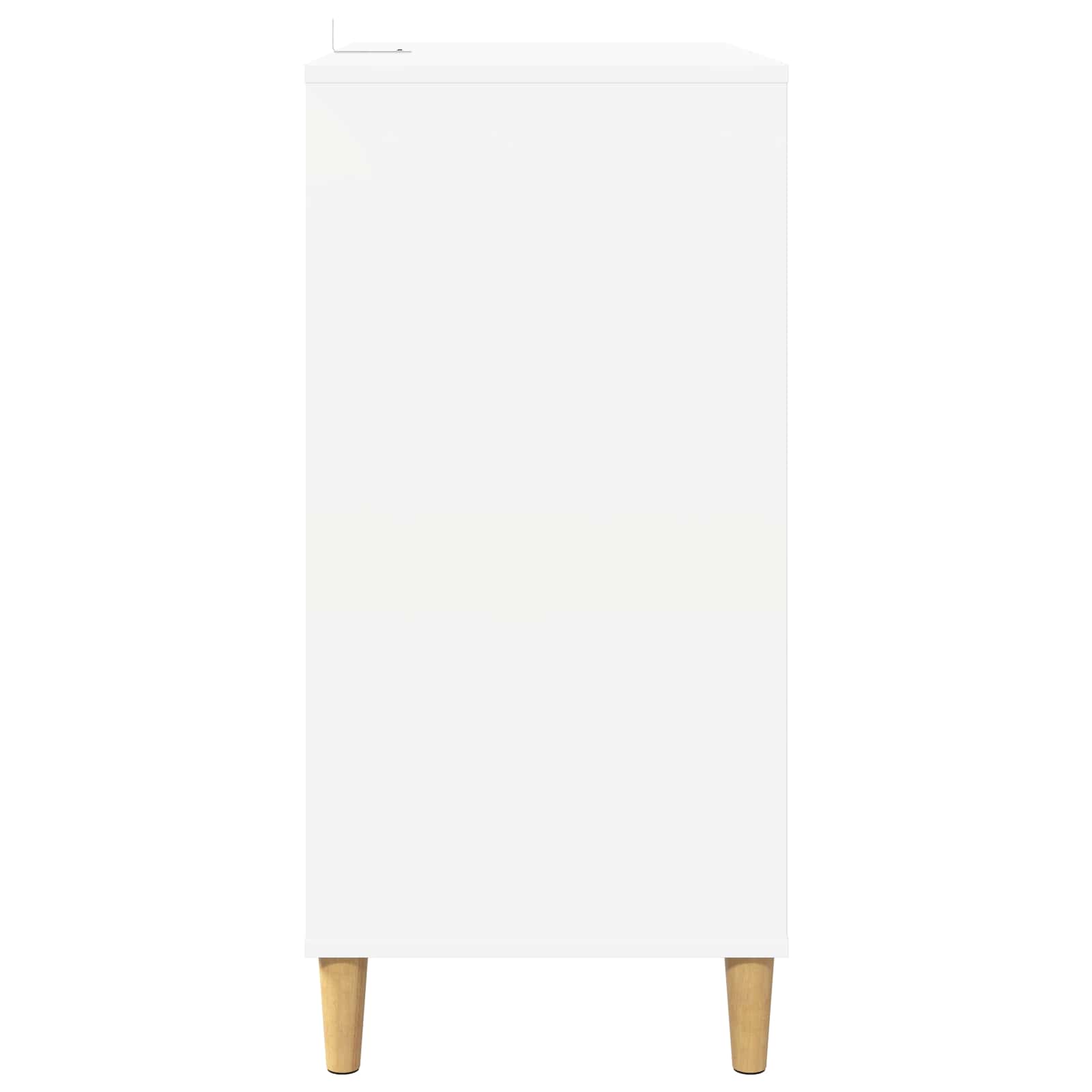 Stalak za gramofon Bijela 71 x 39,5 x 83 cm Konstruirano drvo