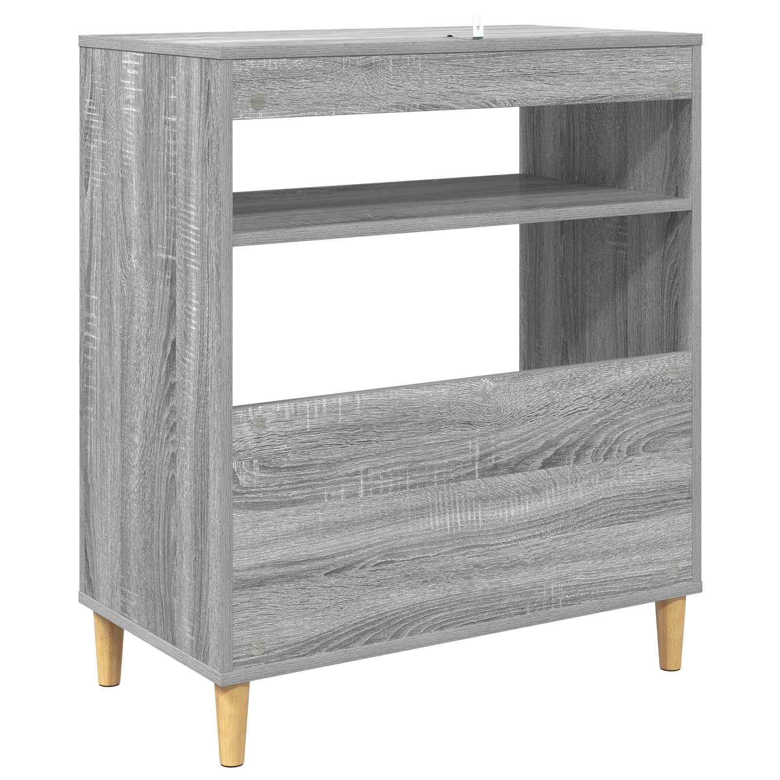 Stalak za gramofon Siva Sonoma 71 x 39,5 x 83 cm