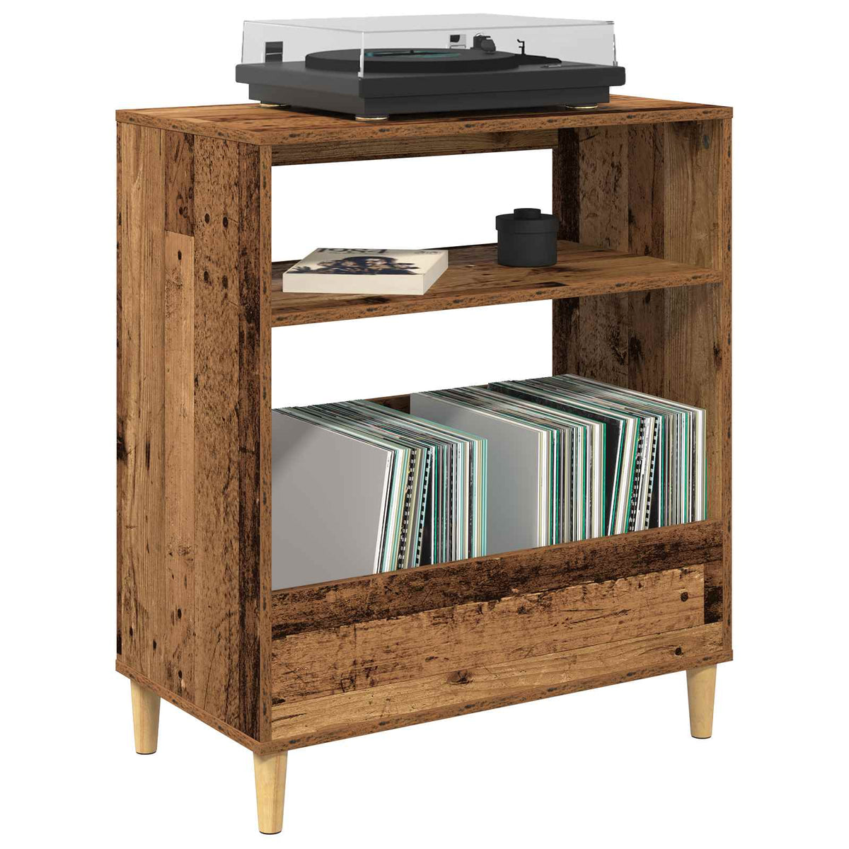 Stalak za gramofon Drvo hrasta 71 x 39,5 x 83 cm
